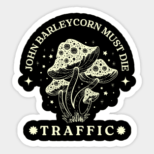 Traffic // Retro Fan Art Designs 80s Sticker